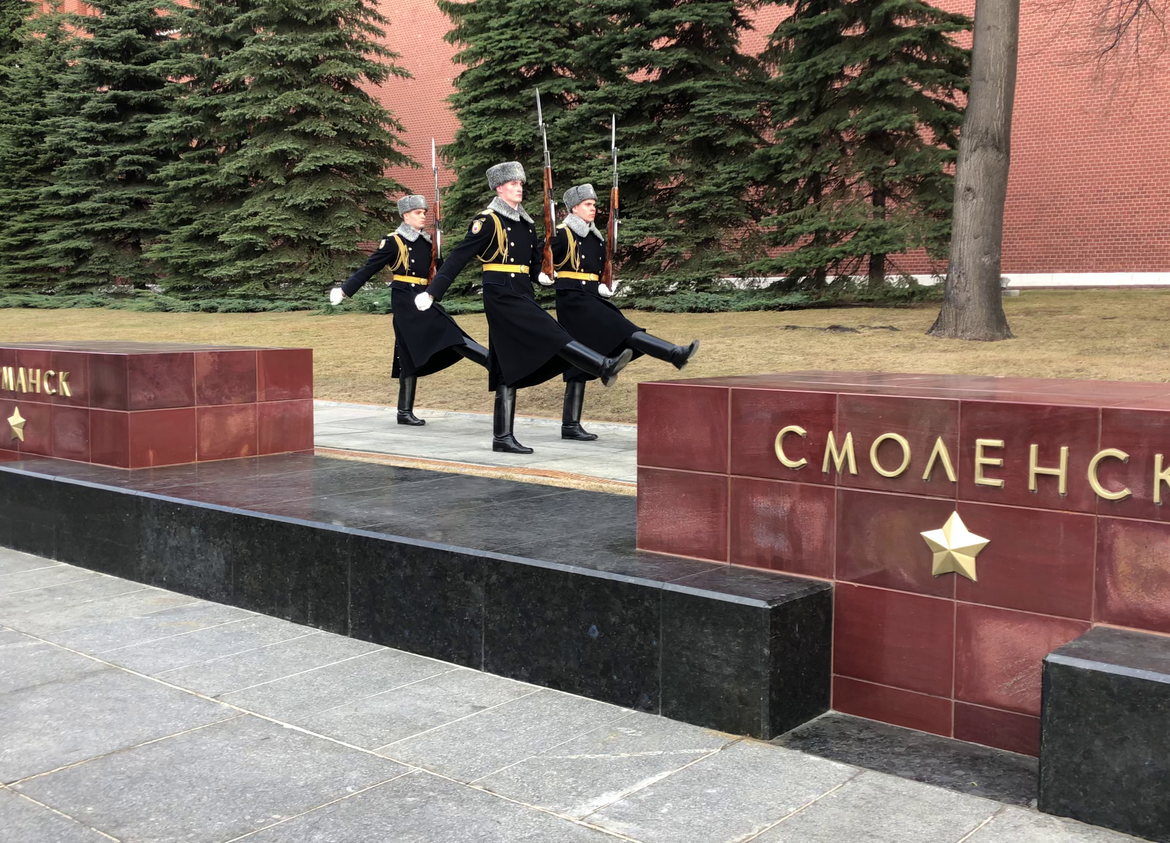 Changing Guard in Tomb of the Unknown Soldier